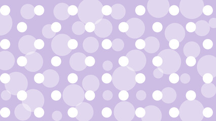 Purple seamless pattern with white polka dot