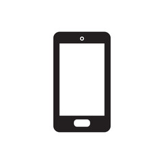 Smartphone icon in black color