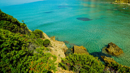 Scoglio Pan di Zucchero visto da Porto Cauli. Costa del Sulcis, bianco e nero.Sulcis Iglesiense...