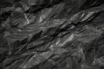 panoramic wide banner web design space background stone close surface mountain rough texture rock white black