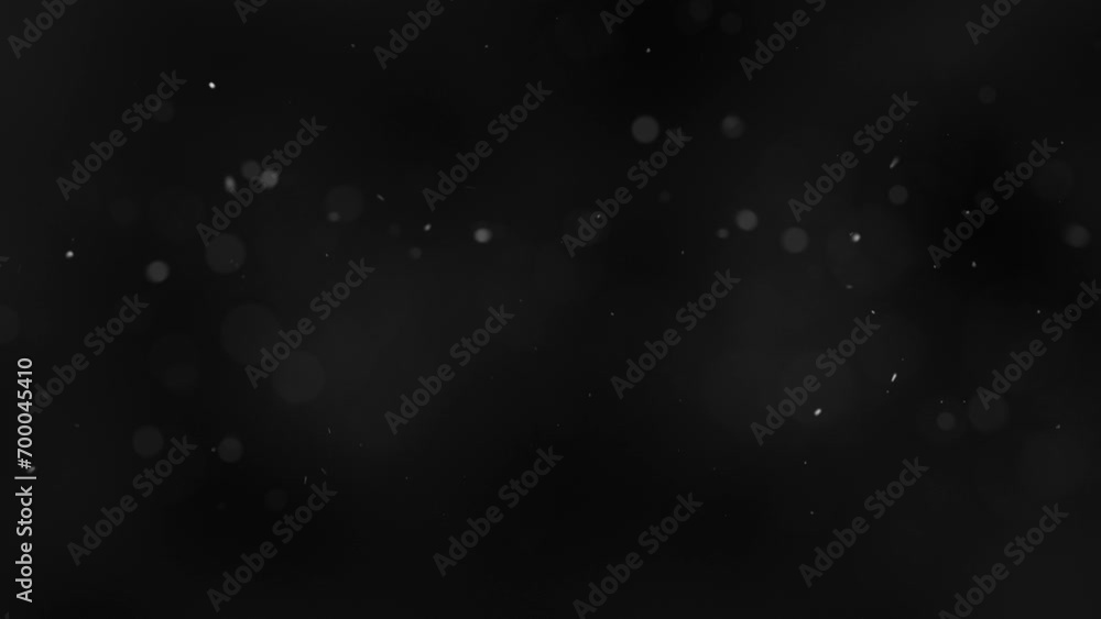 Poster real dust particles flying in the air. background of dust particles and beautiful bokeh. slow macro 
