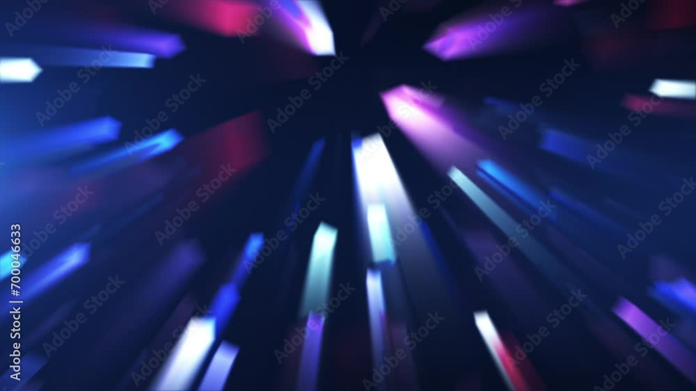 Poster rays of light, rainbow flashes of light. illuminated in bright neon and rainbow colors. abstract bac
