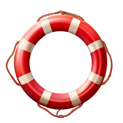 red life buoy adult life-saving swimming Ring isolated on transparent background Remove
