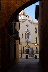 Obraz premium Monument in the Aragonese city of Teruel, Spain