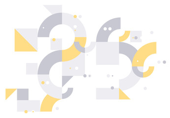 Abstract vector artistic geometric background, dynamic art wallpaper, neo geometry design, rhythmic decoration.