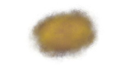 yellow ball on white