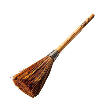 a close up of a broom