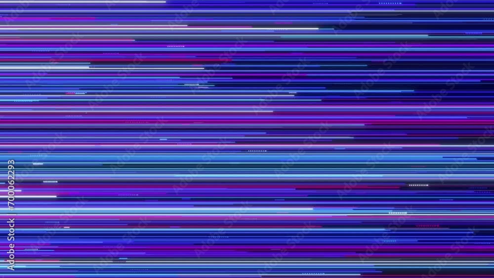 Poster abstract colorful background with bright neon rays and glowing lines. movement of horizontal light s