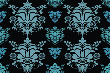 seamless damask pattern