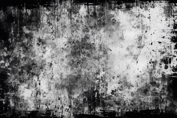 gritty and textured black and white background - obrazy, fototapety, plakaty