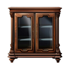 Accent cabinet isolated on a transparent background