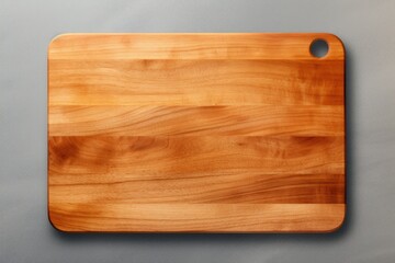 Cutting board on white background