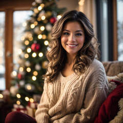 USA beautiful girl with long hairs 