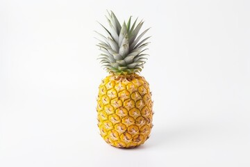 isolated white pineapple