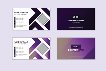 Premium colorful set business card template design with exclusive vector minimal and attractive elements. professional corporate Modern and creative concept
