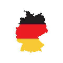 Fototapeta premium germany map icon vector
