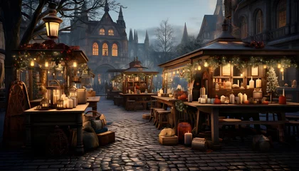 Rugzak Christmas market in the old town of Wernigerode, Germany © Iman
