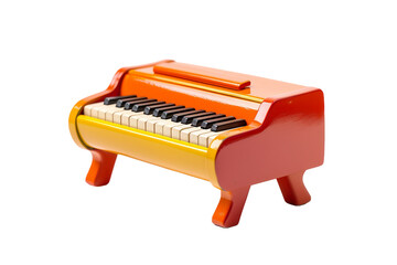Isolated Toy Piano on a transparent background