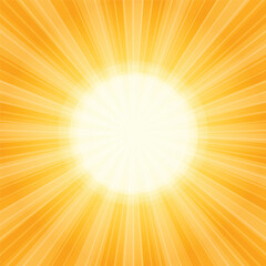 Obraz premium Sun Sunburst Pattern. Sunny abstract background. Sunbeam ray pattern sunburst background. Bright yellow, blue, red, orange, green color explosive background.