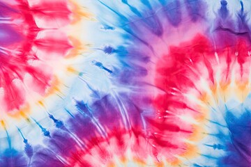 Patterned cotton fabric with tie dyed background