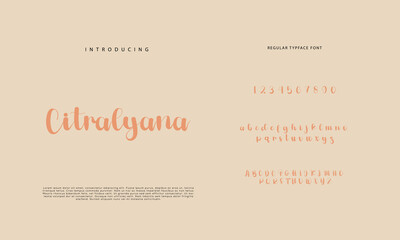 Signature Font Calligraphy Logotype Script Brush Font Type Font lettering handwritten
