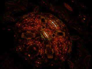 Imaginatory fractal abstract background Image