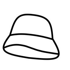 Bucket Hat Outline 
