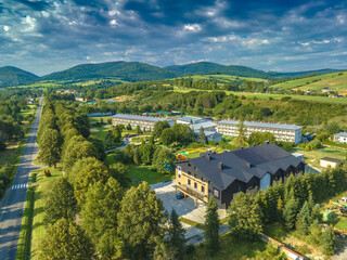 Lot nad Złockiem latem. Piękne krajobrazy. © rogozinski