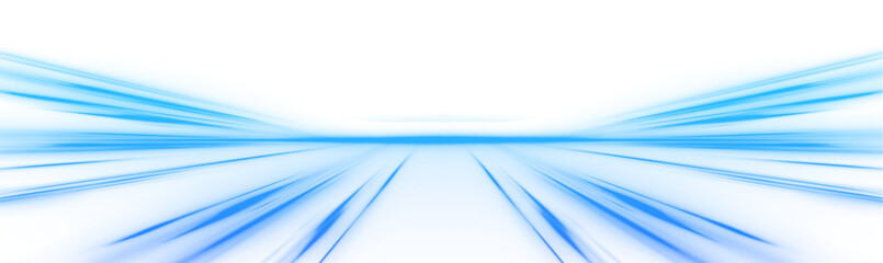 Digital image of light rays, striped lines on a blue light background. Design element for visualizing air or water flow. Light, light garland PNG.  - obrazy, fototapety, plakaty