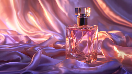 Obraz na płótnie Canvas Generic luxury glass or crystal perfume bottle