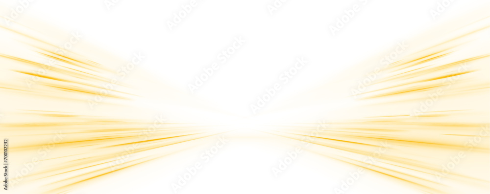 Fototapete abstract neon rays of light on a transparent background in png format. yellow magic spirals with spa