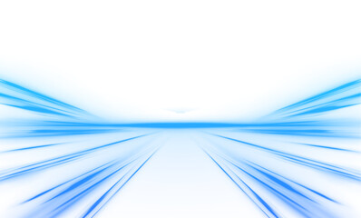 Digital image of light rays, striped lines on a blue light background. Design element for visualizing air or water flow. Light, light garland PNG. 