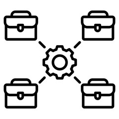 Merging Icon Element For Design