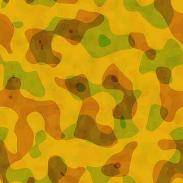 Seamless camouflage fabric texture. Seamless Hi-res (8000x8000) texture. Modern stylish abstract texture.