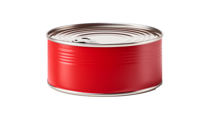 a red can with a silver lid