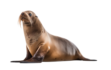 a seal lying on the floor