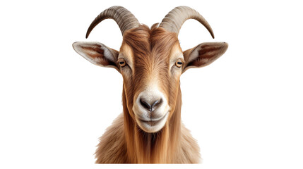 a close up of a goat