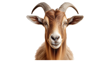 a close up of a goat