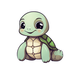 a cartoon of a turtle