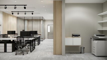 Corporate Office Interior Design 3d Visualization