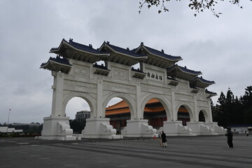Obraz premium Gate of the chinese temple