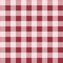 Gingham seamless pattern.pink background texture. Checked tweed plaid repeating wallpaper. Fabric design.