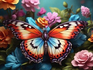 hyper realistic hd picture, beautiful butterfly hd image, hd animal wallpaper