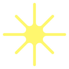 Modern Sparkle Shape