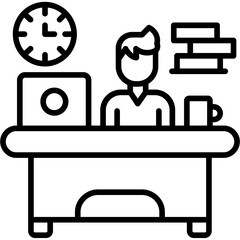 Workaholic Icon