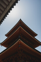 Fototapeta na wymiar temple in kyoto japan