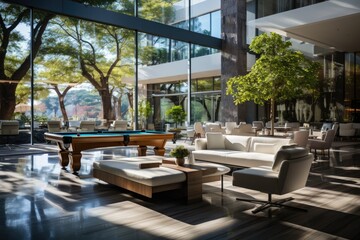 modern billiards club room decoration inspiration ideas