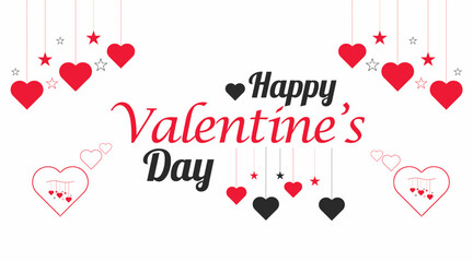 Free vector happy valentines day card