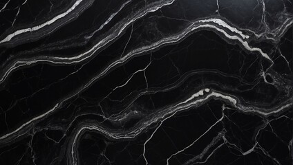 Obraz premium The texture of black-white marble. An expensive pattern. A template or background for the design and decoration of banners, invitations, greetings, printing, etc. Desktop wallpaper.
