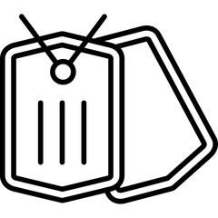 Dog Tag Icon